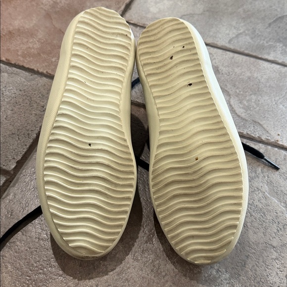 Veja Black High-Top Canvas Sneakers with Cream Accents - Picture 5 of 6